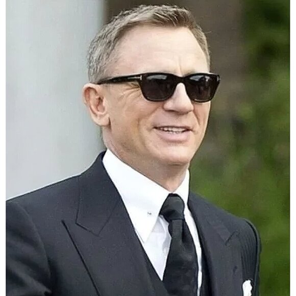 Tom Ford TF237 Snowdon Square Frame Sunglasses Gray and Black OS - Picture 12 of 16